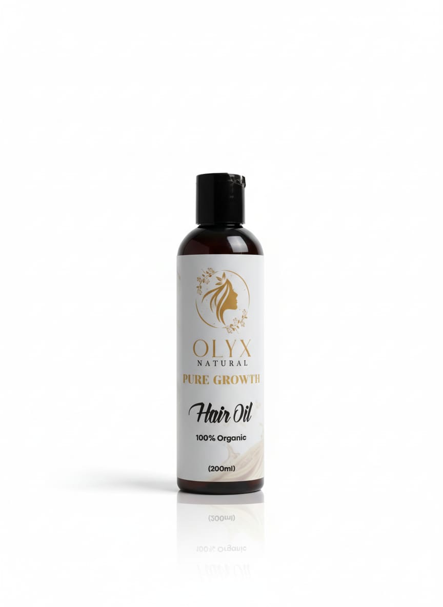 OLYX Natural Pure Growth Hair Oil | 100% Organic Formula